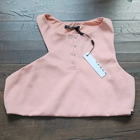 Koral Motivate Scuba Crop top rose quartz - Picture 4 of 6